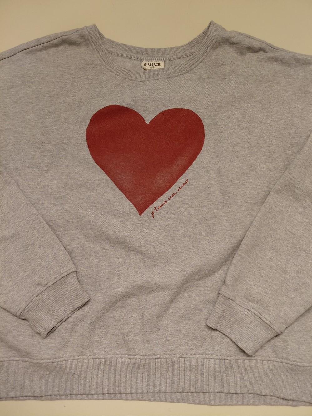 Pact Organic Gray Sweatshirt Sz XXL